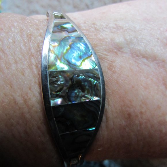 Alpaca Mexican Cuff Bracelet - Picture 3 of 5